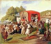 Grigory Gagarin Outdoor Fete in Turkey painting
